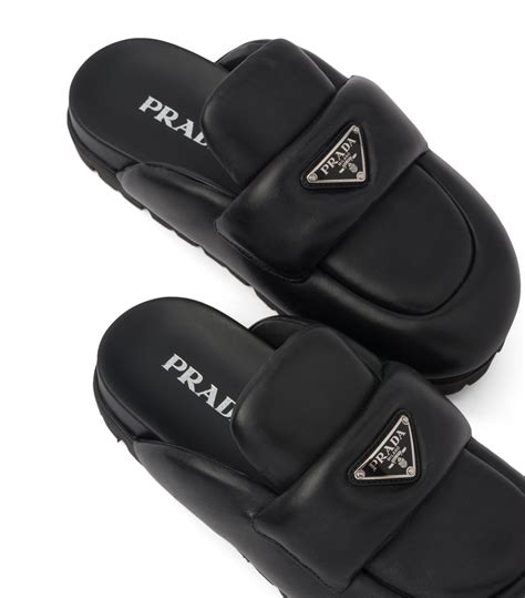 prada puffy mules|prada mules sale.